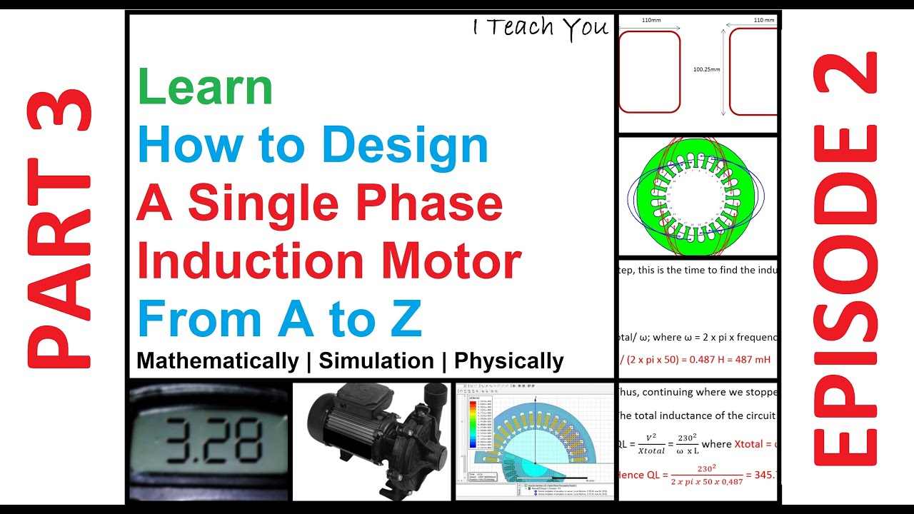single phase induction motor design software